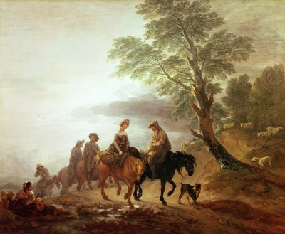 Peasants Going to Market: Early Morning by Thomas Gainsborough